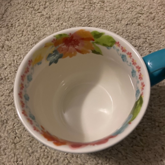 NWOT The Pioneer Woman Hobnail Aqua Blue Large Coffee Mug - Picture 4 of 4